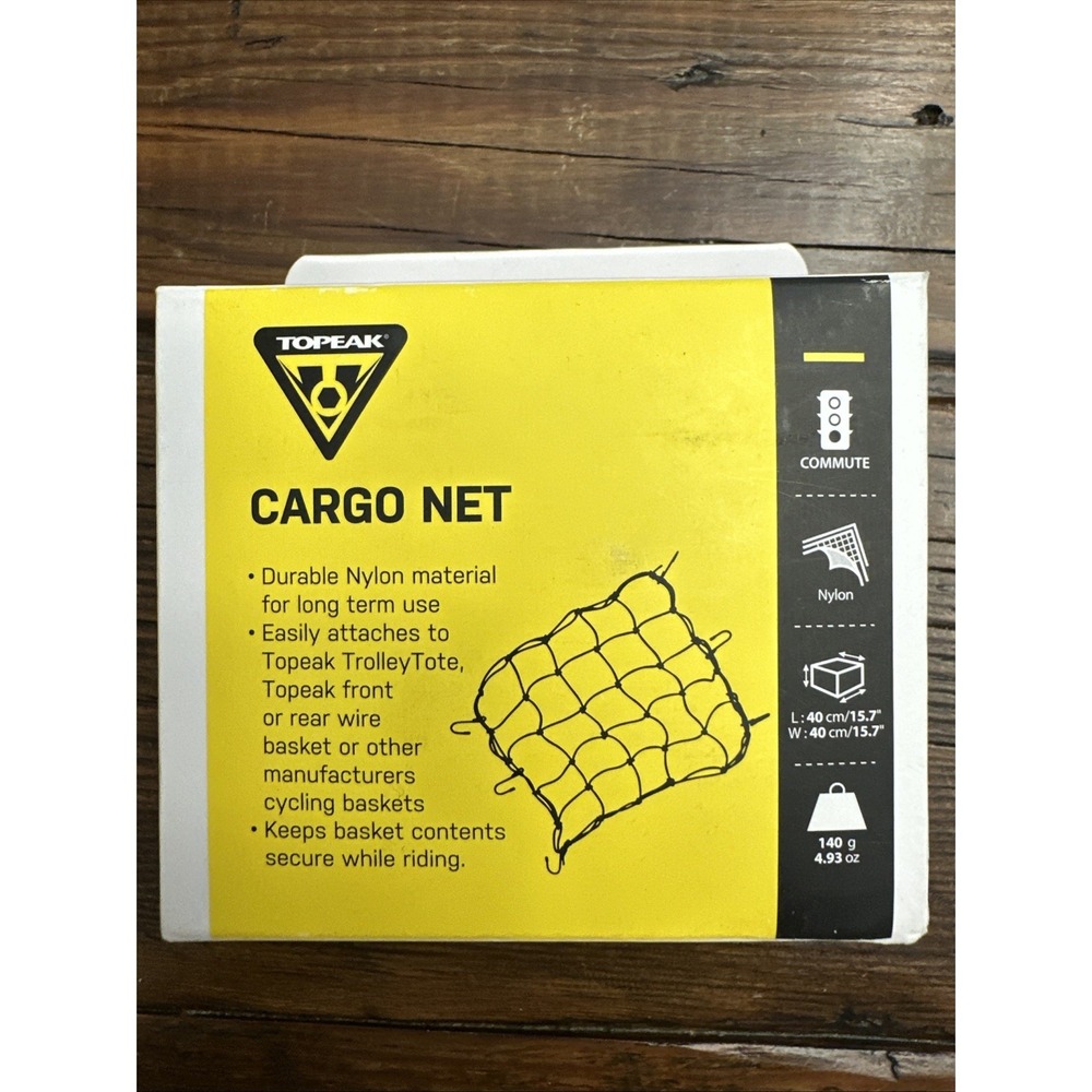 New Topeak Cargo Net for TrolleyTote and Other Cycling Bike Baskets
